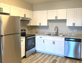 New white shaker cabinets*
